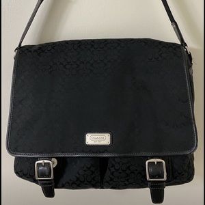 Coach Laptop Bag, black